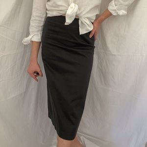 Gap stretchy midi pencil skirt